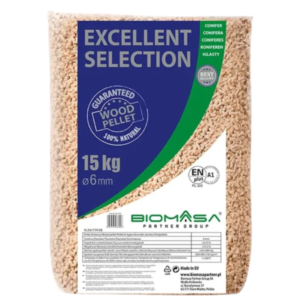 Дървесни пелети Excellent Selection 6 мм – палет 975 кг