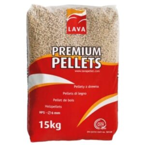 Дървесни пелети Lava 6 мм – палет 975 кг