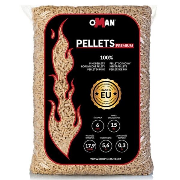 Дървесни пелети OMAN Premium – висококачествен пелет за отопление