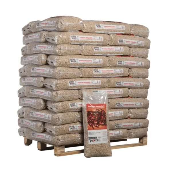 Пелети German Pellets – Палет с 66 чувала по 15 кг